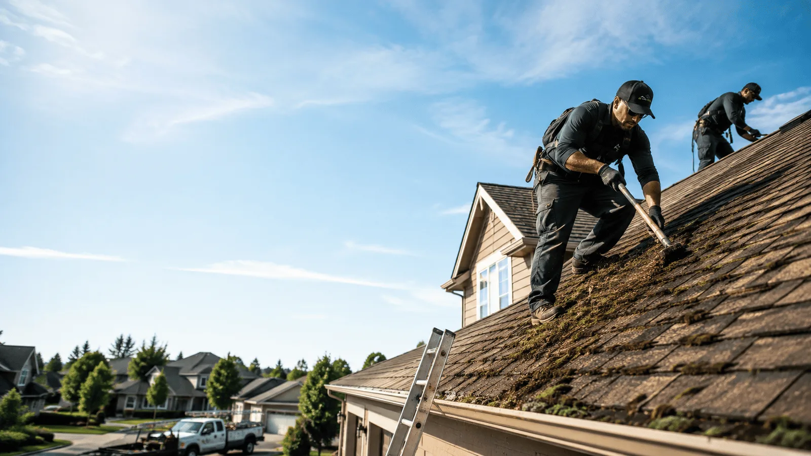 Roof Moss Removal in Cecil, WI near me